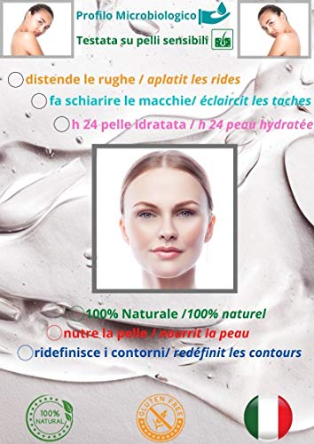 Crema facial baba de caracol – La crema antiarrugas capaz de atenuar las arrugas de la expresión, las manchas y las imperfecciones faciales y el cuello 100% natural, fabricada en Italia