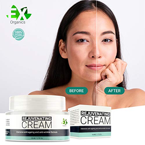 Crema facial de retinol: 100% natural, apta para todo tipo de pieles. Crema antiedad hidratante para rostro, cuello y contorno de ojos. Tratamiento antiarrugas unisex. Día y noche, 50 ml