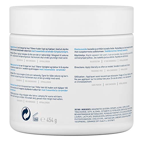 Crema hidratante de jabón CeraVe, 454 g