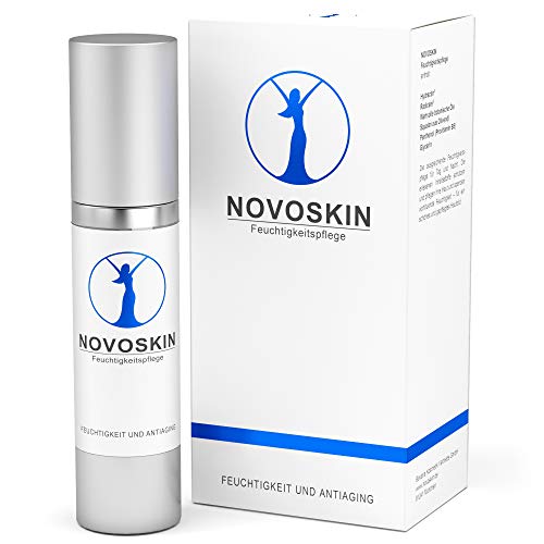 Crema hidratante de Novoskin -  Novoskin cuidado hidratante - Crema con Hydractin®, Radicare®, Escualeno de aceite de oliva, valiosos aceites botánicos, Pantenol (Provitamina B5) y glicerina - 50 ml