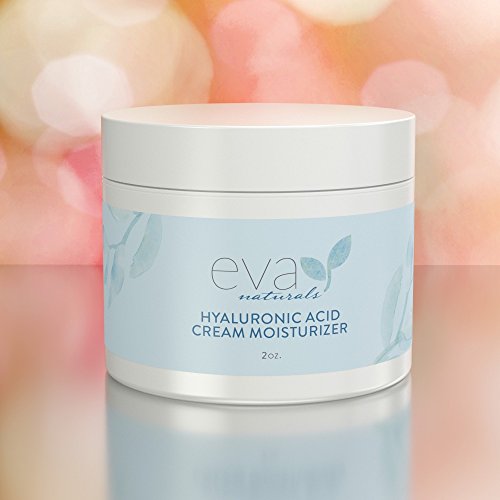 Crema Humectante de Ácido Hialurónico Eva Naturals - la Mejor Antiarrugas - Humectante Facial, Piel Seca, Retinol, Vitamina B, C, E y CoQ10 - Anti-Edad: Mejora Piel Seca, Reduce Líneas Finas y Arrugas
