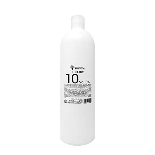 Crema Oxidante/Crema Oxigenada Activadora del Color para Coloración Capilar 10 Volúmenes 3%, 1000 ml. PLC Peluquerias Low Cost.