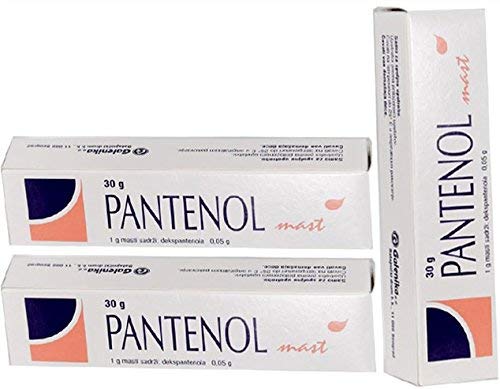 Crema regeneradora de pantenol para mejorar el epitelio y la piel, así como para prevenir el eccema, las estrías y las arrugas (paquete de 50 g) 3 piezas