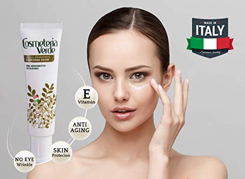 Crema Solucionadora Contorno Ojos Cosmeteria Verde - Es un producto completo que puede tratar todos los diferentes problemas esteticos de la zona peri-ocular.