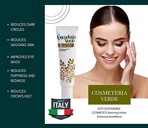 Crema Solucionadora Contorno Ojos Cosmeteria Verde - Es un producto completo que puede tratar todos los diferentes problemas esteticos de la zona peri-ocular.