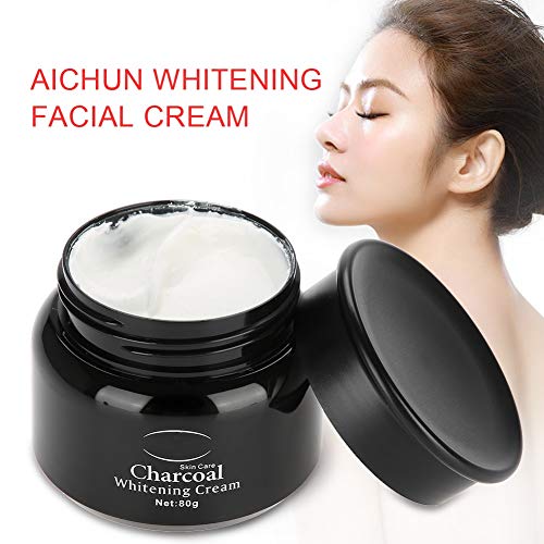 Cremas para aclarar la piel, crema blanqueadora natural, hidratante nutritiva, lifting, ajuste y brillo,Reparación facial de la piel. Tono desigual(Negro)