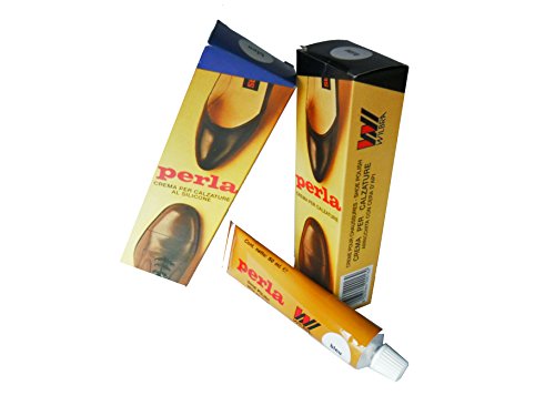 Creme Prestige & Perla - Zapatos de piel para proteger y limpiar zapatos, color marrón