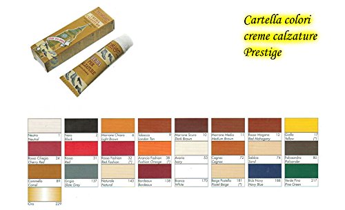 Creme Prestige & Perla - Zapatos de piel para proteger y limpiar zapatos, color marrón