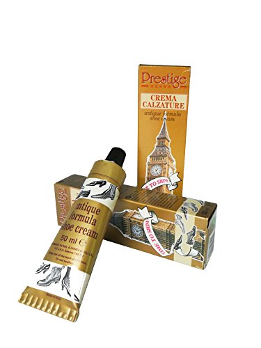 Creme Prestige & Perla - Zapatos de piel para proteger y limpiar zapatos, color marrón