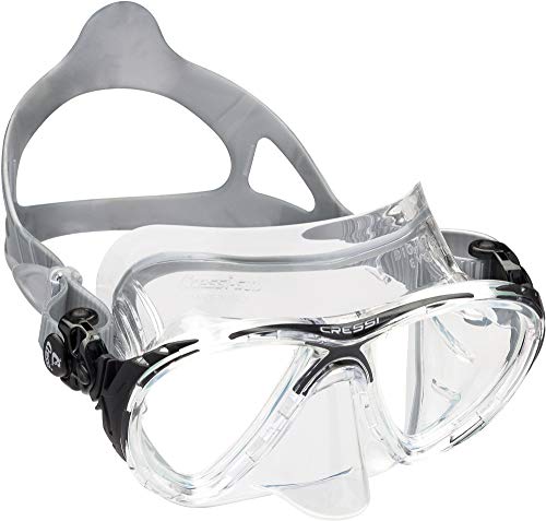 Cressi Big Eyes Evolution & Kappa Ultra Dry Schnorchel - Pack de snorkel (tubo y gafas), color negro