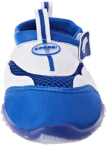 Cressi Coral Junior Aqua Shoes, Zapatillas Chanclas, Niños, Azul (Blau/Weiss), 24 EU