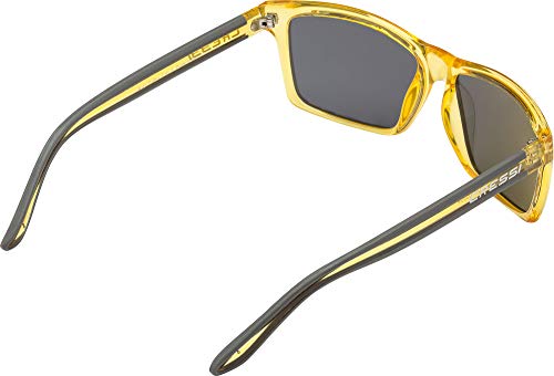 Cressi Rio Sunglasses Gafas de Sol Deportivo Polarizados, Unisex Adultos, Crystal Amarillo/Lentes Espejadas Amarillo, Talla única