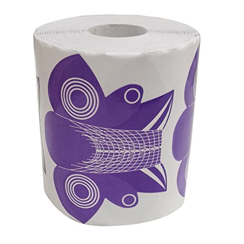 Crisnails® 300 Moldes de"Mariposa" Autoadhesivos para Manicura,