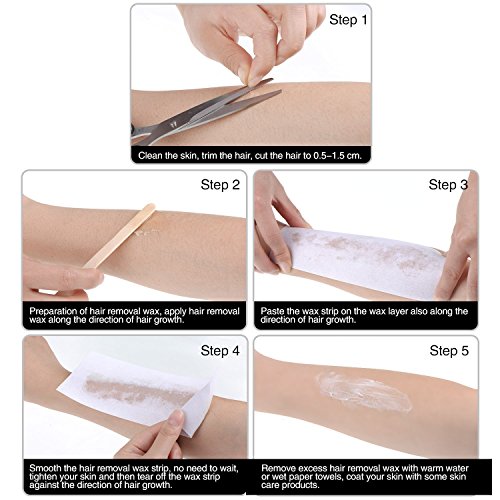 Crisnails - Bandas de Papel para Depilación con Cera, 1 Paquete (100 Unidades)