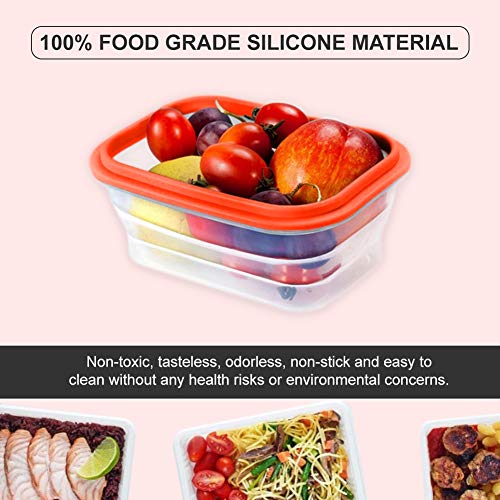 Crisolux Estuche Vapor microondas Silicona vaporera microondas Papillote para cocinar al Vapor Lavado facil al lavavajillas (3-4 Personas 1200ml)