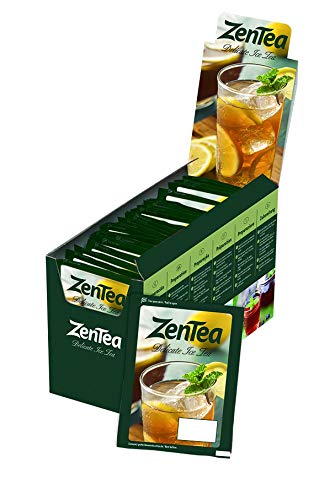Crispins ZenTea Preparado en polvo para Té Helado sabor Fresa - Arándanos, Estuche de 25 sobres monodosis