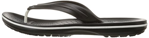 Crocs Crocband Flip, Chanclas Unisex-Adult, Black, 41/42 EU