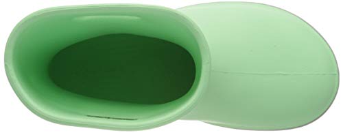 Crocs Crocband Rain Boot Kids, Botas de Agua Unisex Niños, Verde (Neo Mint/Light Grey 3to), 23/24 EU