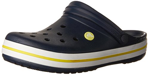 Crocs Crocband, Zuecos Unisex Adulto, Azul (Blue/Yellow), 37/38 EU