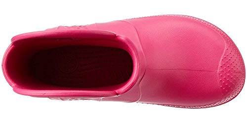 Crocs Handle It Rain Boot K, Botas de Agua Unisex Niños, Rosa (Candy Pink), 25/26 EU