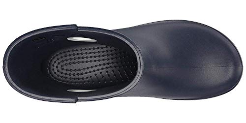 Crocs Jaunt Shorty Boot, Botas de Agua para Mujer, Azul (Navy), 39/40 EU