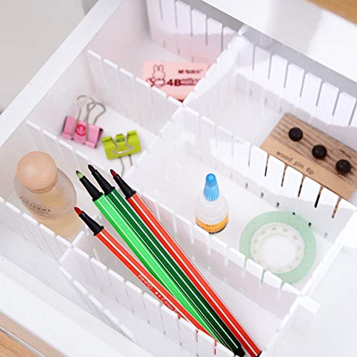 CROING - 32 pcs Blanco -Organizador de Cajones, Cajones Separadores