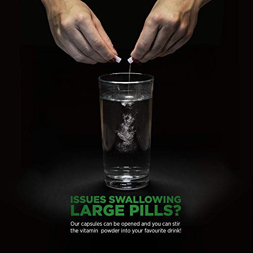 Cromo Picolinato 200 mcg Cápsulas – 100 pzas (3+ Meses de provisión) de Cápsulas de Desintegración Rápida, cada una con 200mcg de polvo de Picolinato de Cromo de Calidad Premium, de TUDIMO