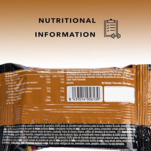 Crown Sport Nutrition Barritas Energéticas - Ciclismo Running Deporte Entreno Larga Duración Carbohidratos lento y rápido 10 unidades