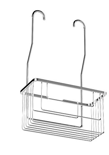 Croydex Acero Chapado Gancho más de Cesta de Ducha, Cromado