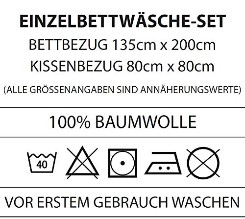 CTI - Juego de ropa de cama reversible (135 x 200 cm, 80 x 80 cm, 100% linón de algodón, diseño de mariposas, color turquesa y rosa