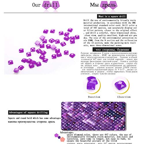 Cuadrado Completo/Redondo 5D Diy Hecho A Mano Pintura De Bordado De Diamantes Última Cena Exquisita Puntada De Mosaico Imagen Decoración Para El Hogar Regalo Arte,Taladro Cuadrado_70X90cm