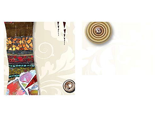 Cuadro en Lienzo Gustav Klimt Árbol de la vida 100 x 40 cm - XXL Impresión Material Tejido no Tejido Artística Imagen Gráfica Decoracion de Pared - 1 pieza - Listo para colgar - 004612a