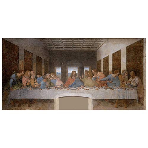 Cuadro Lienzo, Impresión Digital - La Ùltima Cena Leonardo Da Vinci, cm. 50x100 - Decoración Pared