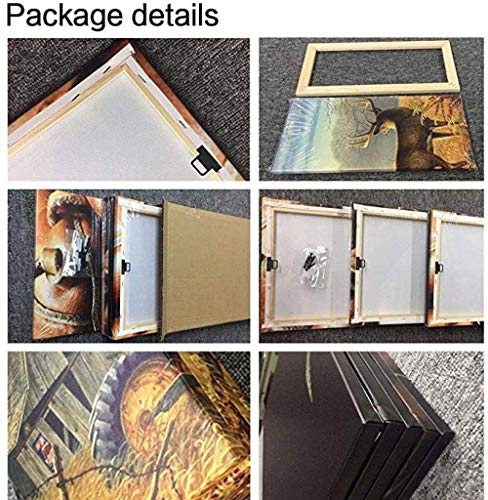 Cuadro Pared Pintura Decor Moderna Tríptico 3 Piezas Impresión De Lienzo Decor Hogar Sala Estar Dormitorio Infantil Oficina Club Corredor Mural Regalo 50x70x3 (Marco) Juego De Arte De Star Wars