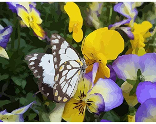 Cuadros de diamantes de imitación 5D con diamantes de imitación, para adultos o niños, con diamantes de imitación, para Navidad, Acción de Gracias, regalo de Halloween, 40 x 50 cm (ZFJ84) patrón 1910