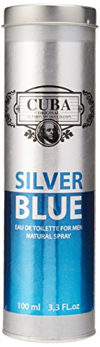 Cuba Paris Silver Blue Eau De Toilette Spray 100Ml