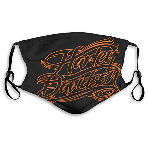 Cubierta Facial Harley-Davidsons Pañuelo en la Cabeza Bufanda Reutilizable al Aire Libre Decoraciones faciales-IO