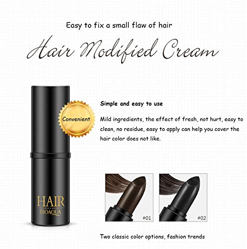 Cubrecanas y raíces al instante, retoca raíces y canas natural BIOAQUA. Hair Bar Paint. Para Cabello y Barba. Color Marrón
