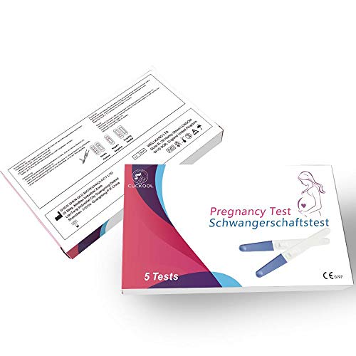 Cuckool-5 test de embarazo ultrasensibles (10mIU/ml) 5 HCG