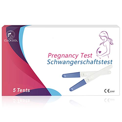 Cuckool-5 test de embarazo ultrasensibles (10mIU/ml) 5 HCG