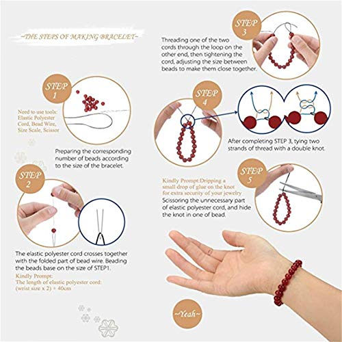 Cuentas redondas semipreciosas de ojo de tigre azul natural de 6 mm para bisutería, pulsera, collar, artesanía, 38 cm, Smoky Quartz Crystal, 12 mm