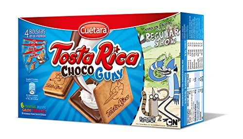 Cuétara - Tosta Rica Choco Guay - Galletas Sándwich Rellena de Crema de Leche - 168 g