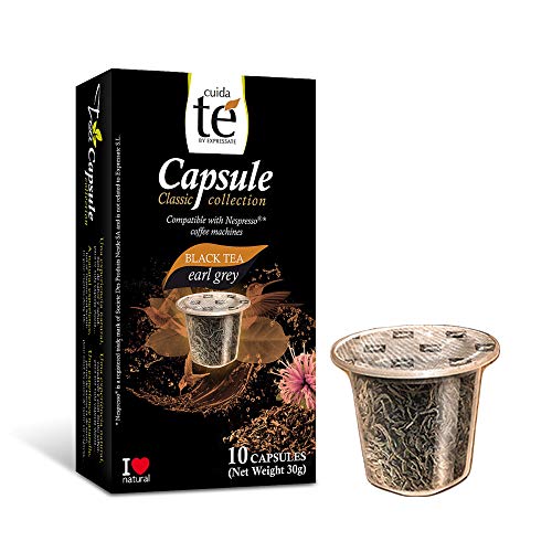 CUIDA TÉ - Té Cápsulas Nespresso, Compatibles con Máquinas Nespresso, 60 Cápsulas Té para Nespresso