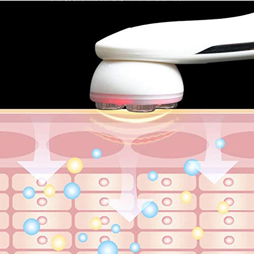 Cuidado De La Piel Aparato De La Belleza De La Vibración, La Cara RF Y La Belleza Mesoterapia Electroporación Pen RF Fotón Piel Regeneración Eliminación De Arrugas Facial Facial LED,Blanco