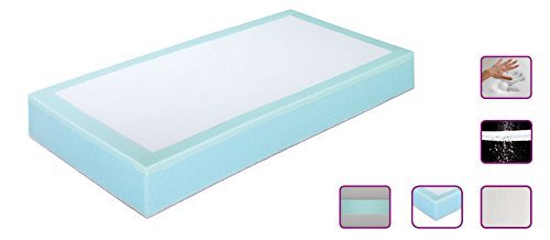 Cuna de bebe Star Ibaby Dreams Sweet. 3 posiciones de somier. Lateral abatible + Colchón Viscoelastica.