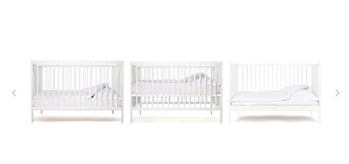 Cuna de bebe Star Ibaby Dreams Sweet. 3 posiciones de somier. Lateral abatible + Colchón Viscoelastica + Coordinado de Cuna Completo