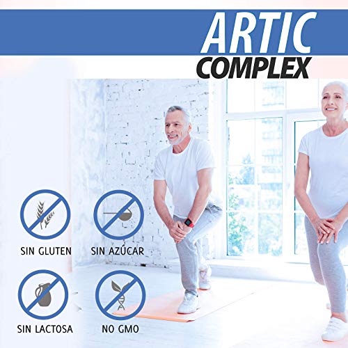 Cúrcuma, Glucosamina, Condroitina y Colágeno | Elimina el dolor en músculos, articulaciones y huesos | Potente antiinflamatorio con acción analgésica | Repara las articulaciones | 90 cápsulas