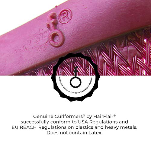 Curlformers - Set complementario de 10 rizadores de pelo para rizos semiabiertos - No requieren calor - Aplicador no incluido - Para cabellos de hasta 20 cm (8") de largo