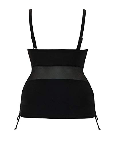 Curvy Kate Sheer Class Tankini, Negro (Black Black), 85E (Talla del Fabricante: 32DD) para Mujer