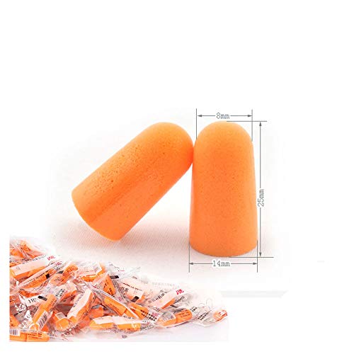 CX ECO 200 Pares de Espuma Tapones para los oídos Espuma Suave Cancelación de Ruido Tapones para los oídos Protección auditiva Confortable Ideal para Dormir, estudiar, roncar